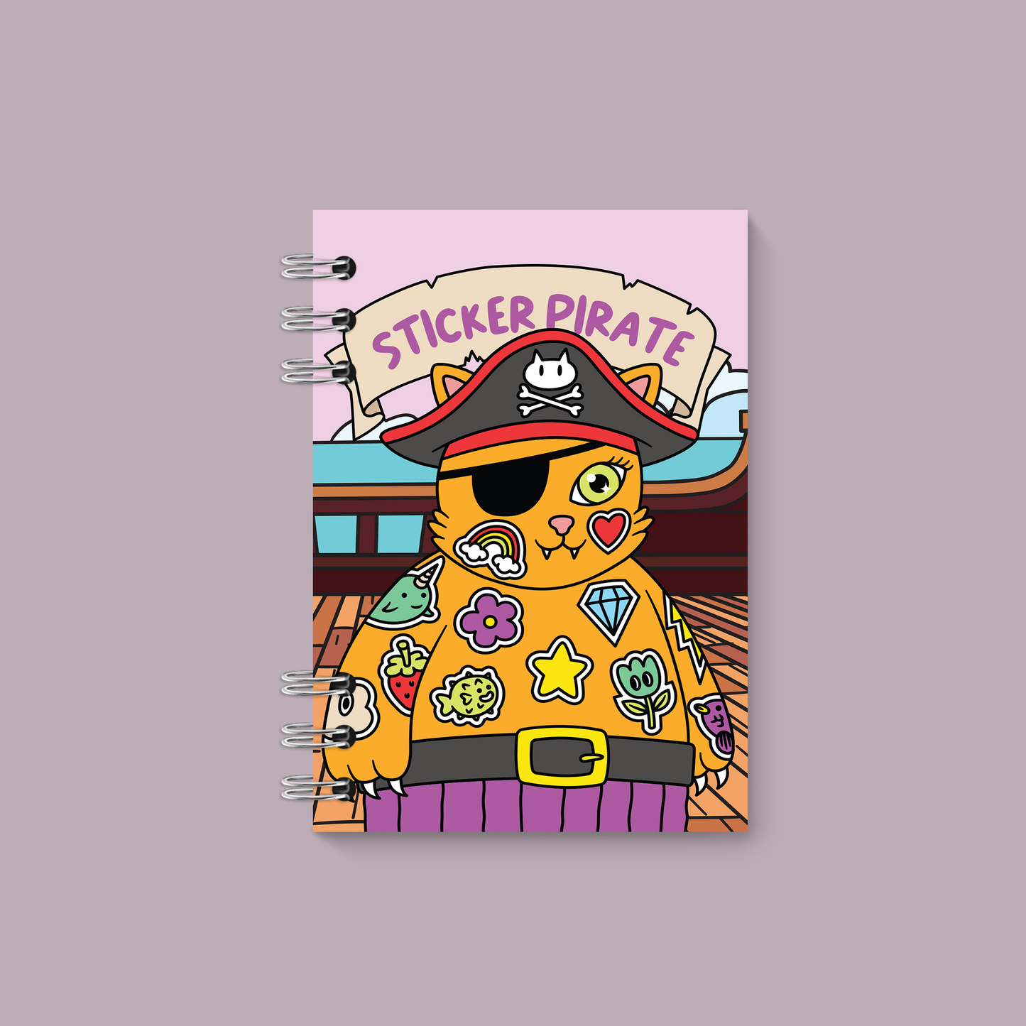 Sticker Pirate Mini Reusable Sticker Book