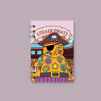 Sticker Pirate Mini Reusable Sticker Book