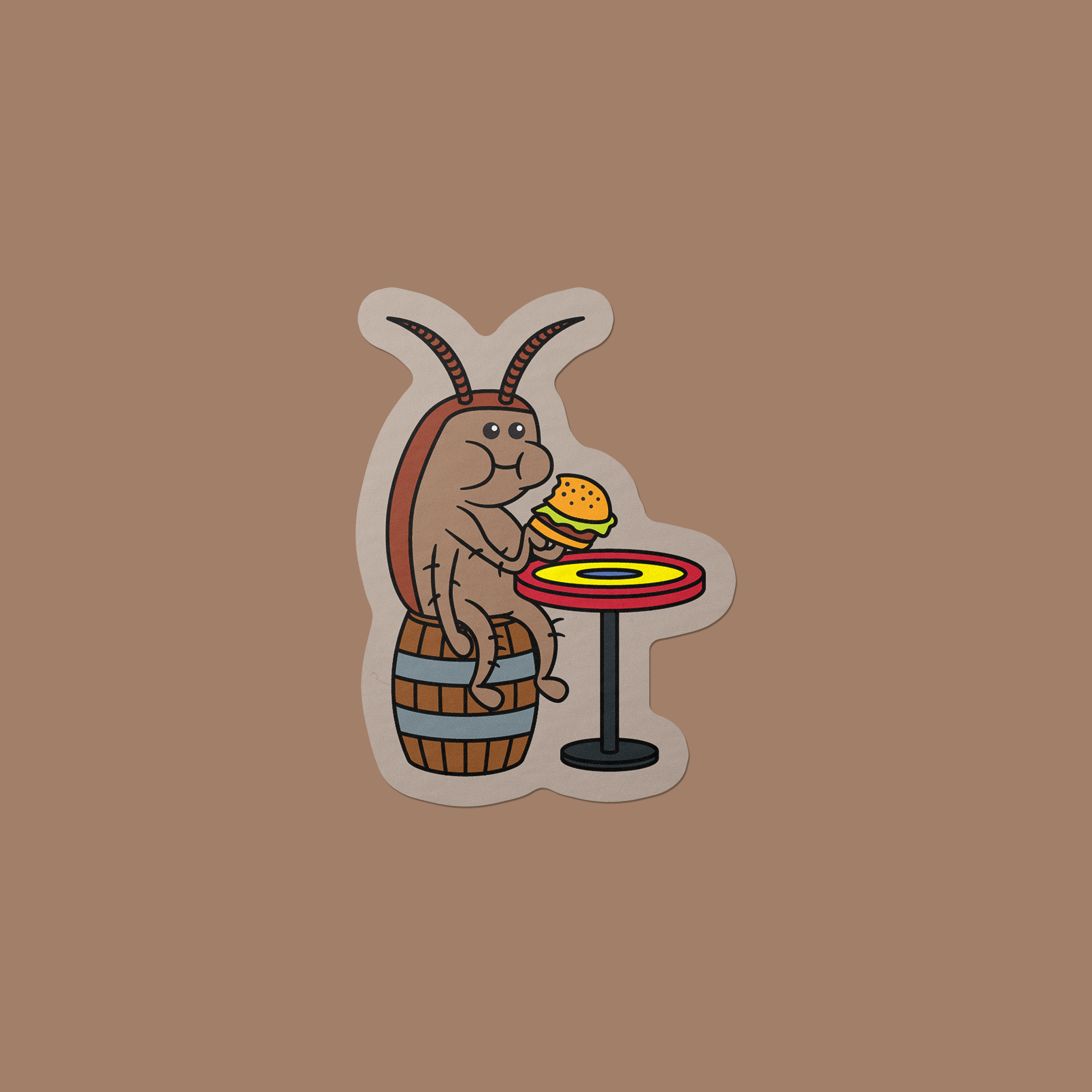 Sticker Roach Cockroach Customer Vinyl Sticker – Gobi Prints Co.