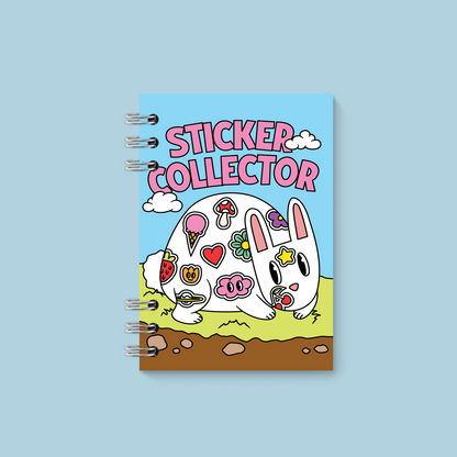 Collector Bunny Mini Reusable Sticker Book