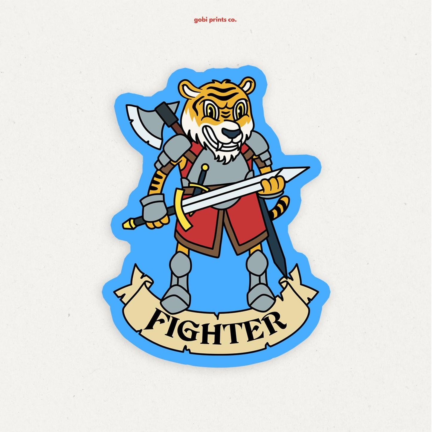 DND Classes + NPCs Vinyl Stickers - Part 2