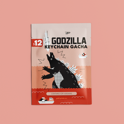 Godzilla Mystery Keychain