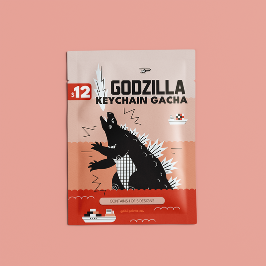 Godzilla Mystery Keychain