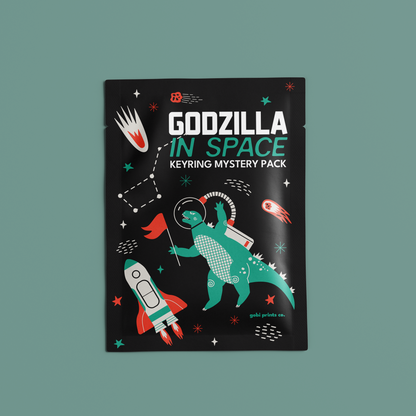 Godzilla in Space Mystery Keychain
