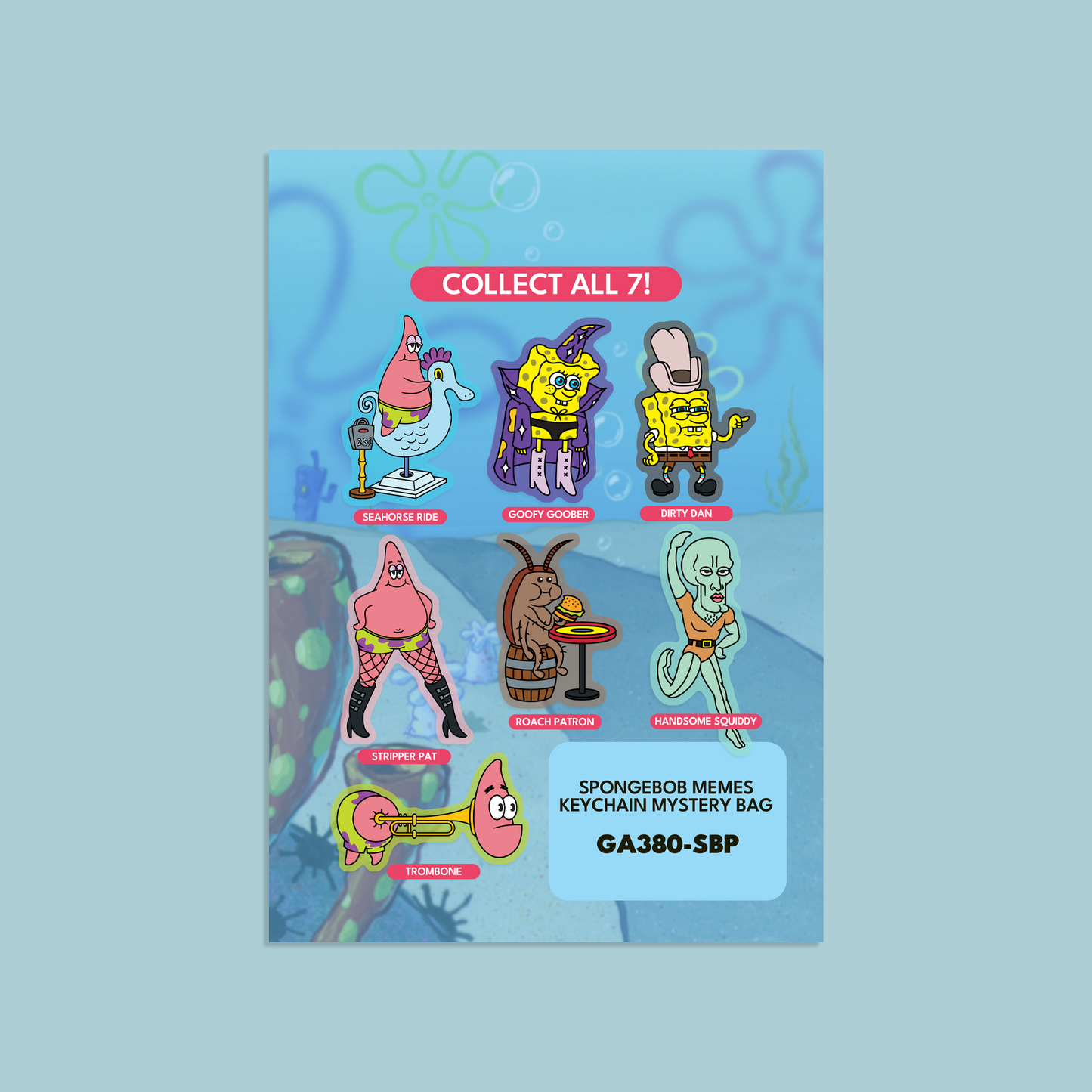 Spongebob Memes Mystery Keychain