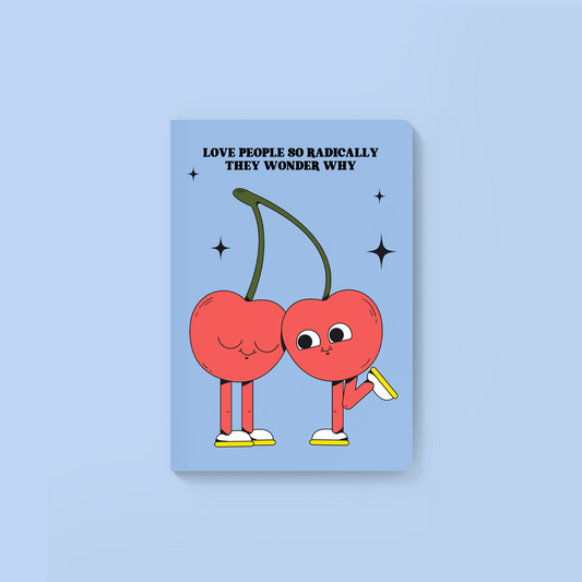 Love Radically Cherries Softcover Journal