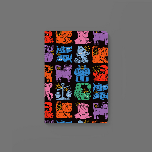 Zodiac Dark Softcover Journal
