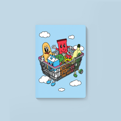 Shopping Cart Softcover Journal
