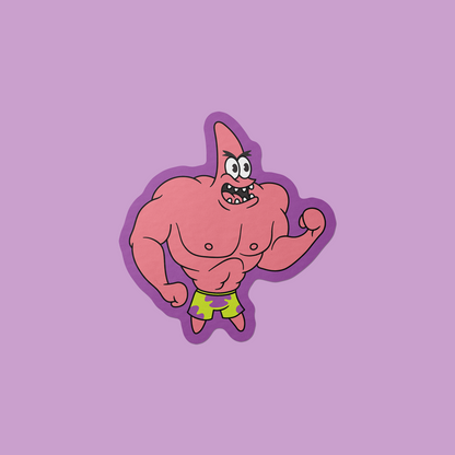 Ripped Patrick Vinyl Sticker