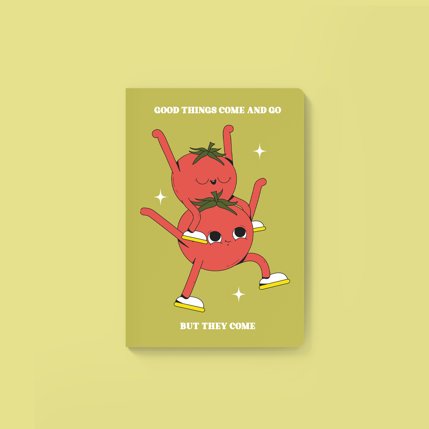 Good Things Come And Go Tomatoes Softcover Journal