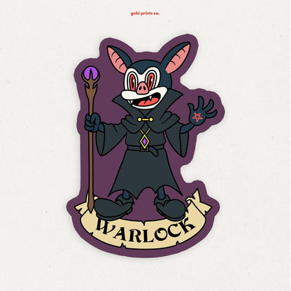 DND Classes + NPCs Vinyl Stickers - Part 2