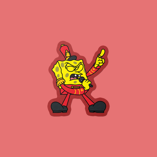 Band Spongebob Vinyl Sticker