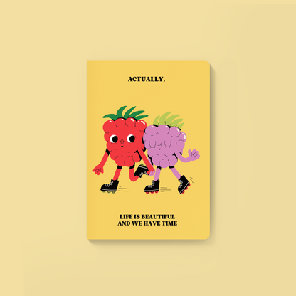 We Have Time Berries Softcover Journal