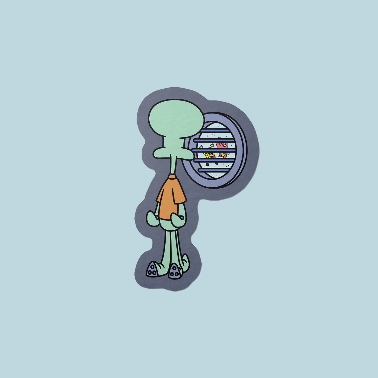 FOMO Squidward Vinyl Sticker