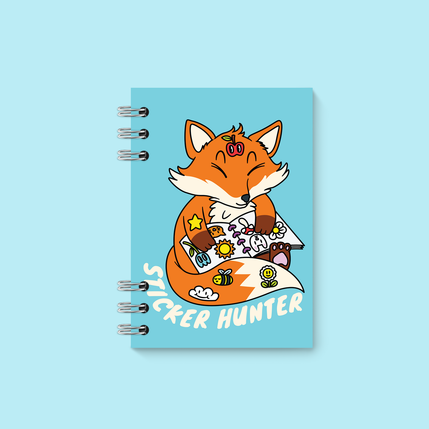 Hunter Fox Mini Reusable Sticker Book