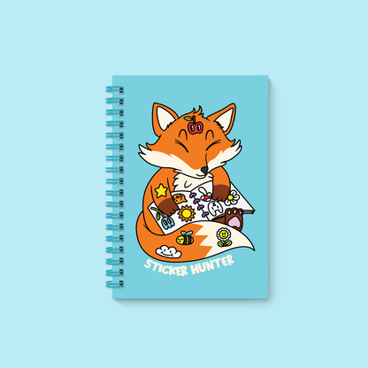 Hunter Fox Mini Reusable Sticker Book