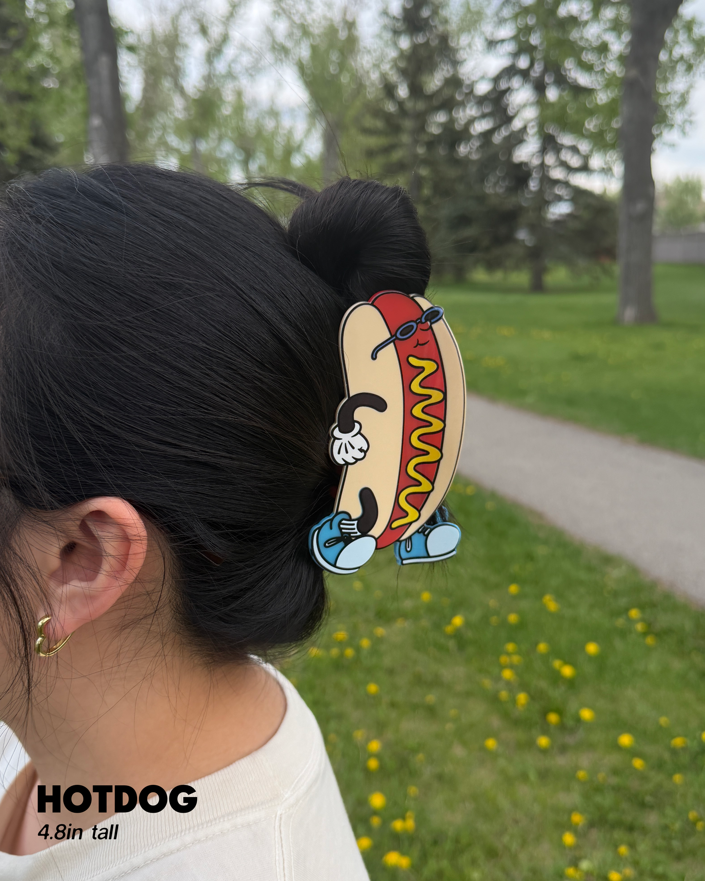 Hotdog Hair Claw