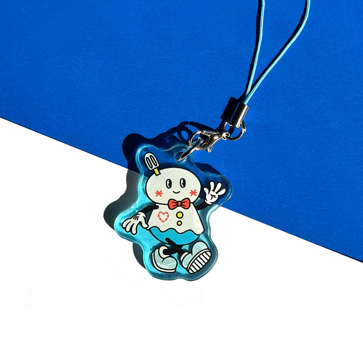 Happy Snowman Phone Charm