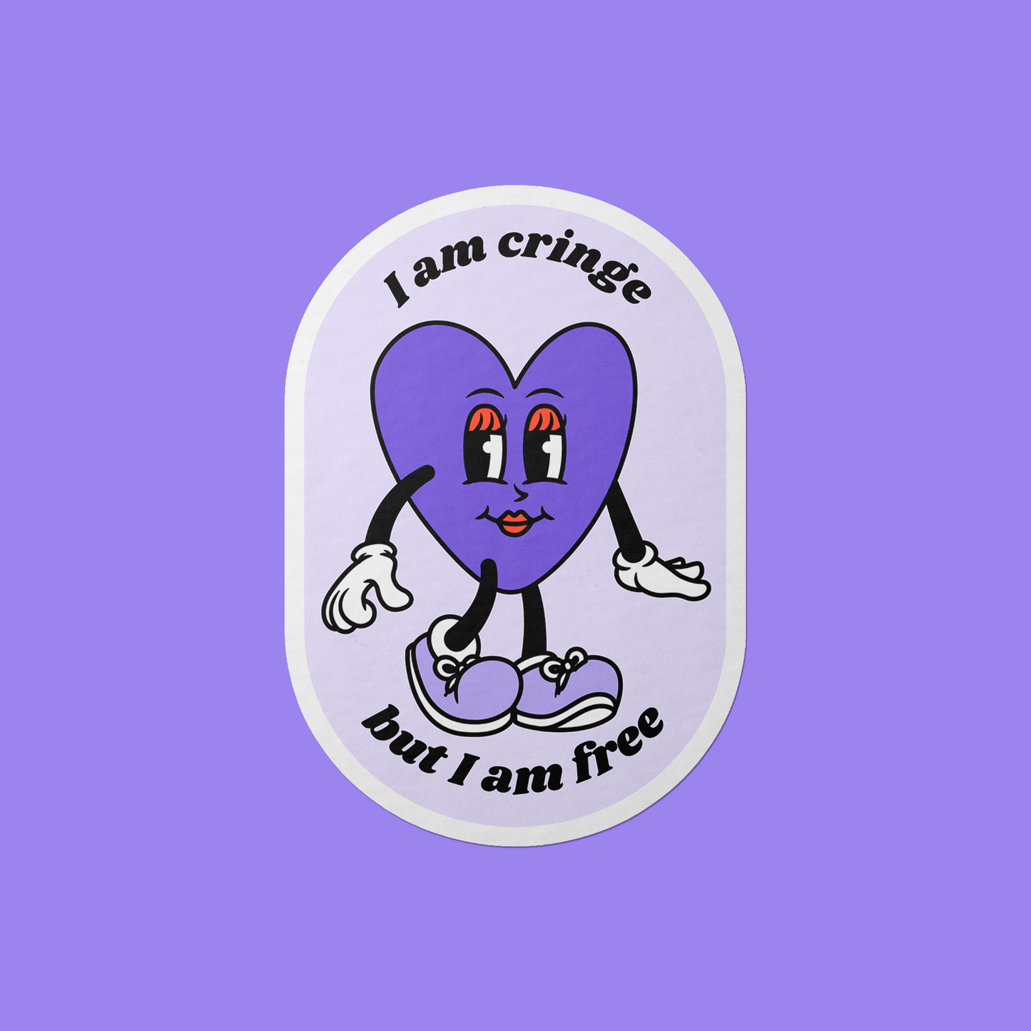 I Am Cringe Vinyl Sticker
