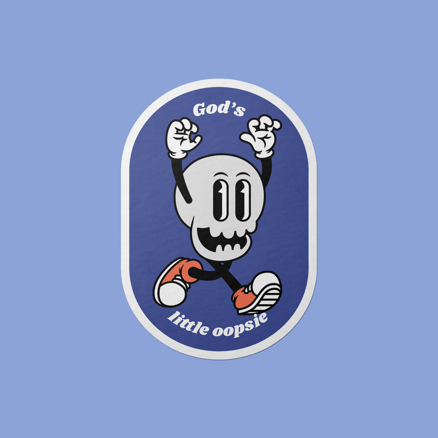 God's Little Oopsie Vinyl Sticker