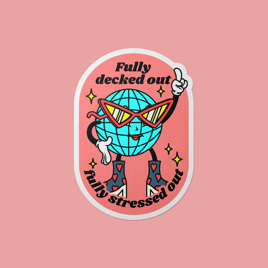 Fully Decked Out Vinyl Sticker