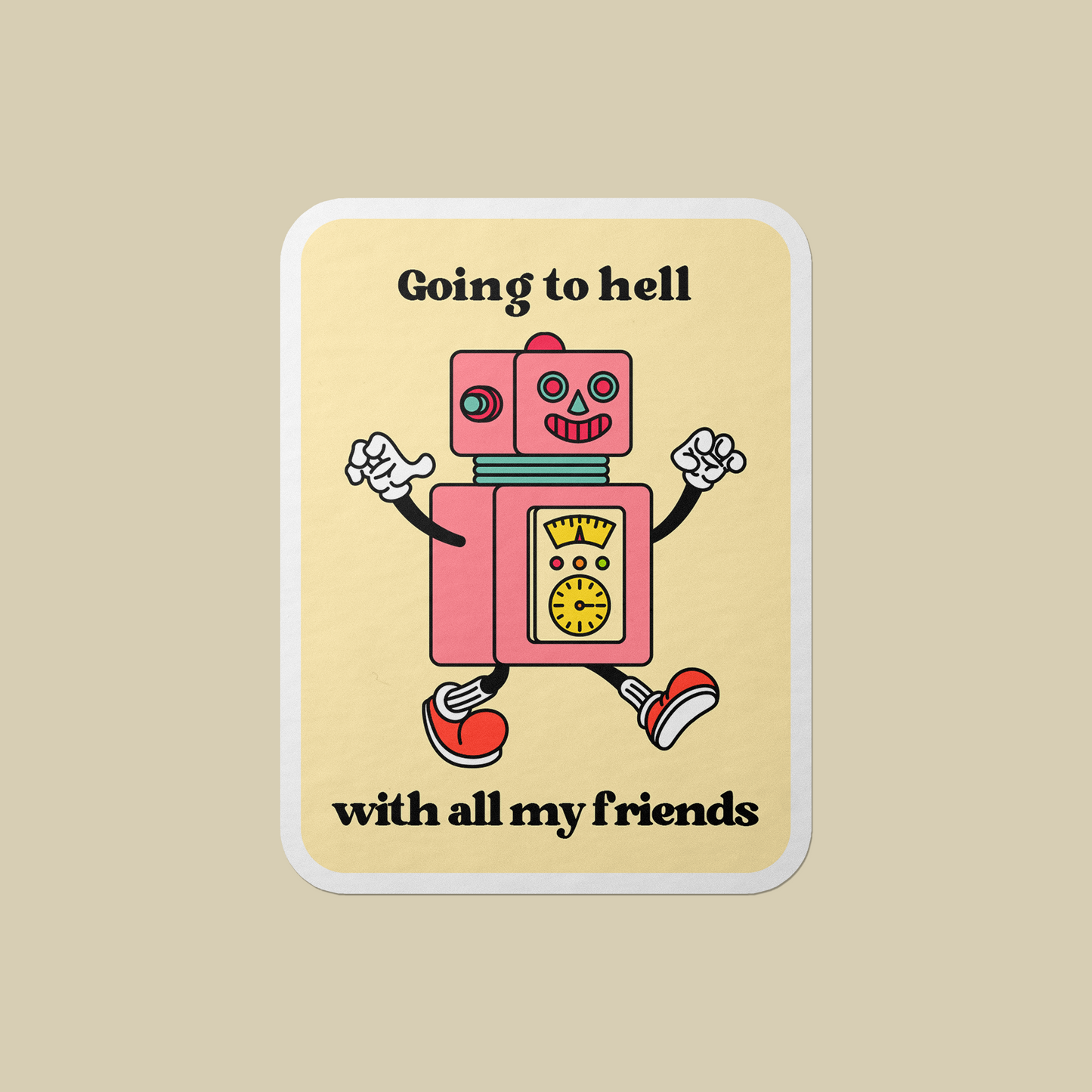 Going To Hell Vinyl Sticker