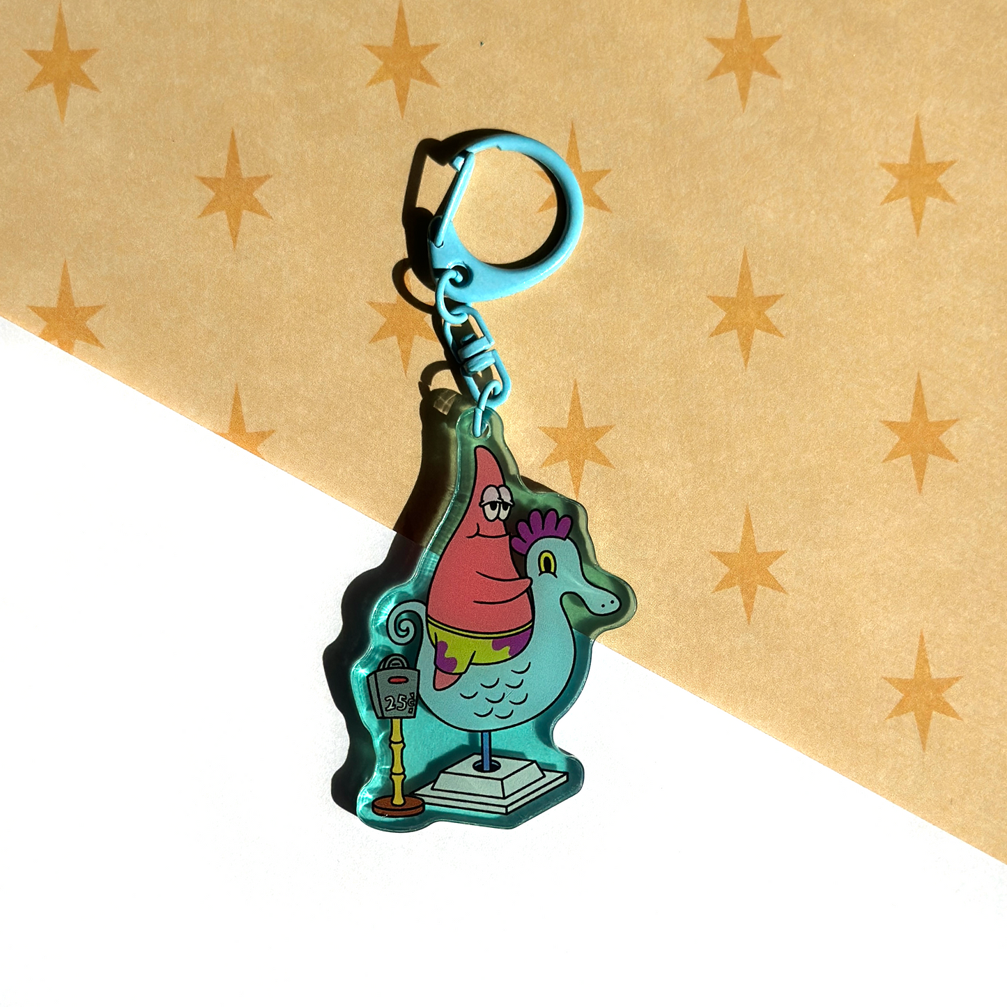 Seahorse Ride Keychain