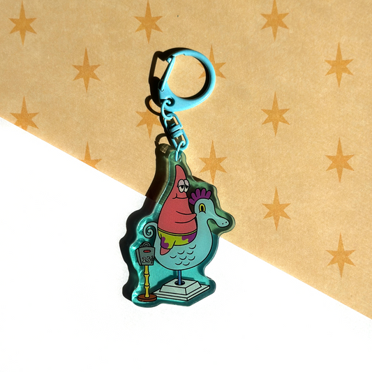 Seahorse Ride Keychain