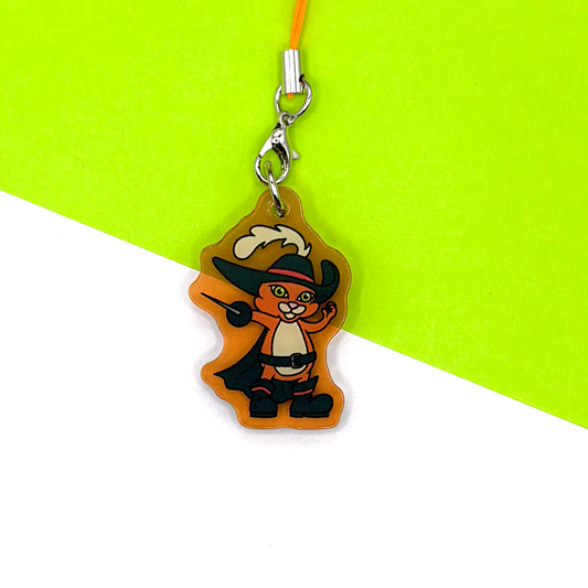 Puss In Boots Phone Charm