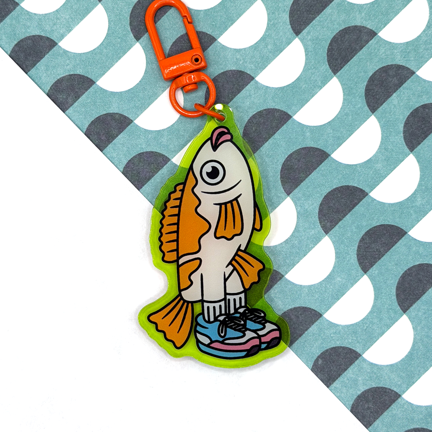 Koi Fish Japanese Lucky Charm Keychain