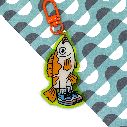 Koi Fish Japanese Lucky Charm Keychain