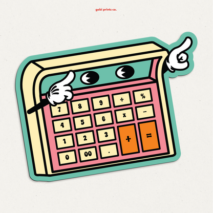Calculator Retro Mouse Pad