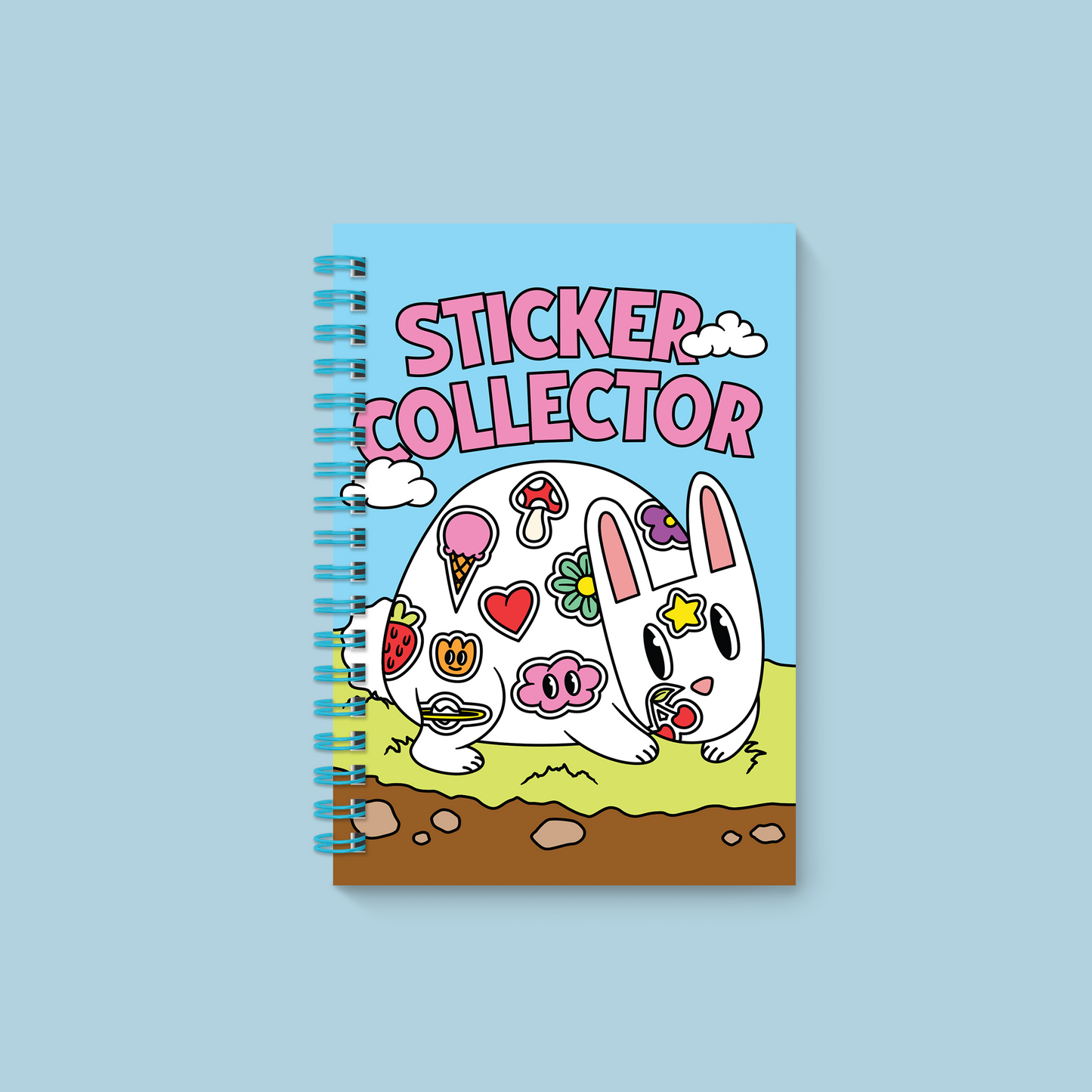 Collector Bunny Mini Reusable Sticker Book