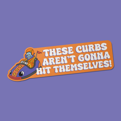 Curb Hitter Car Magnet