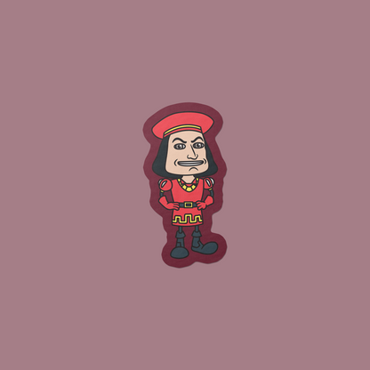 Lord Farquaad Vinyl Sticker