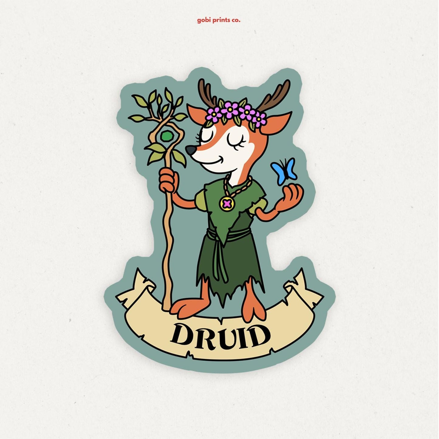 DND Classes + NPCs Vinyl Stickers - Part 2