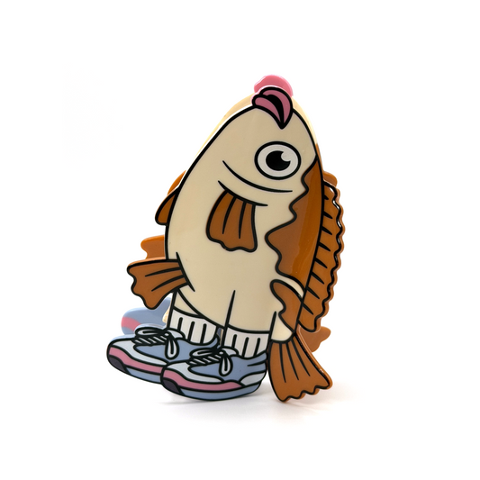 Dad Bod Koi Fish Hair Claw