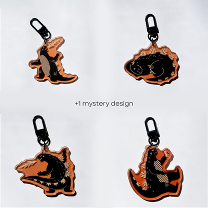 Godzilla Mystery Keychain