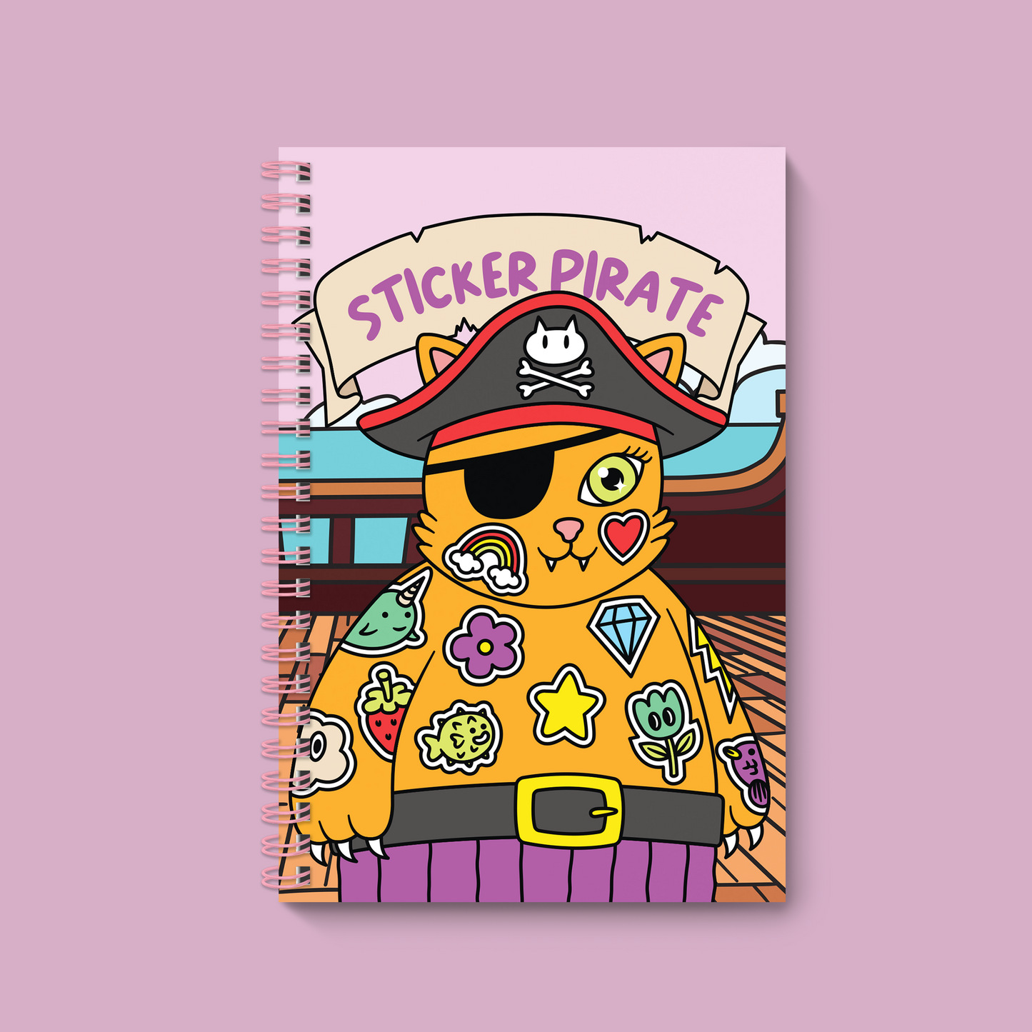 Sticker Pirate Reusable Sticker Book
