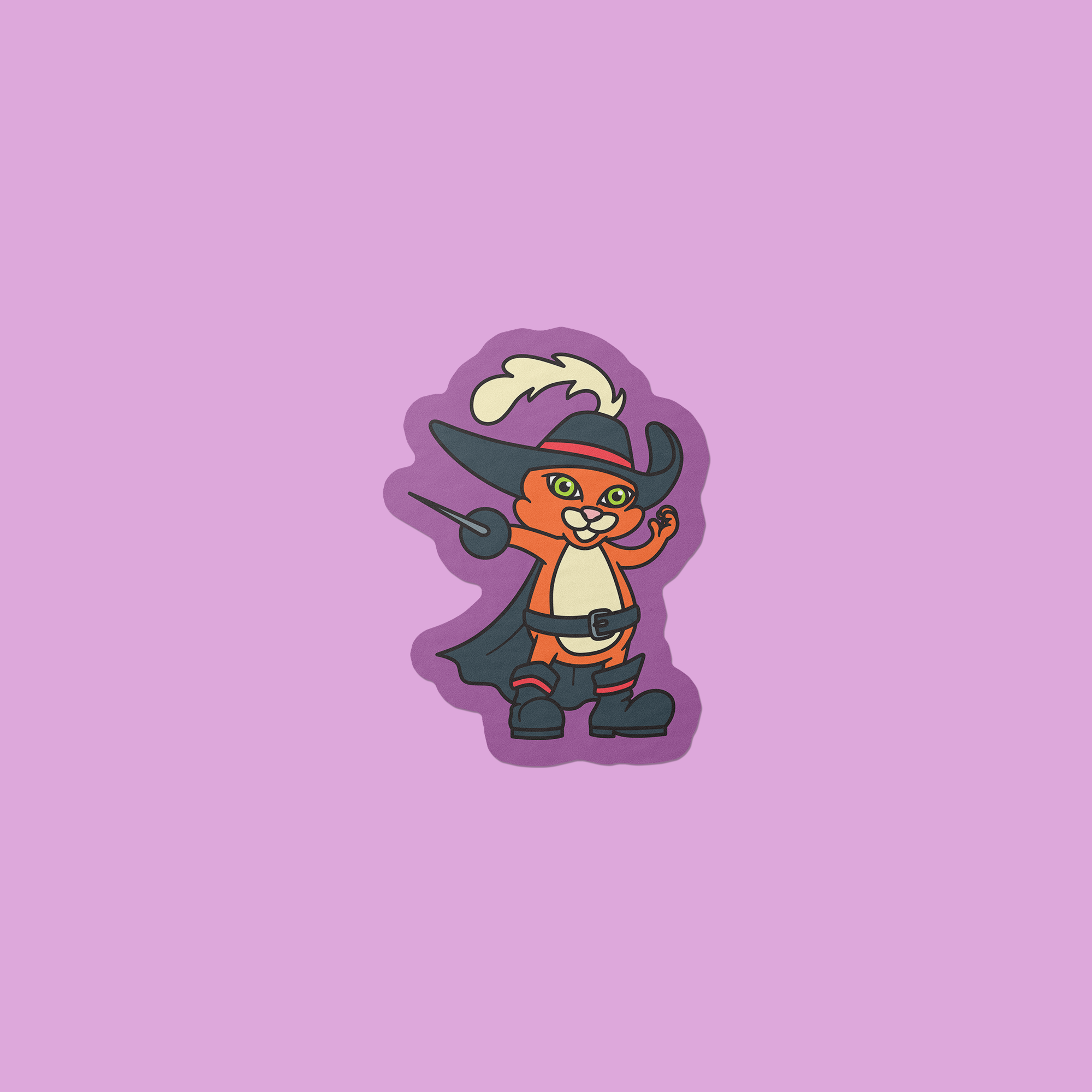 Puss In Boots Vinyl Sticker – Gobi Prints Co.