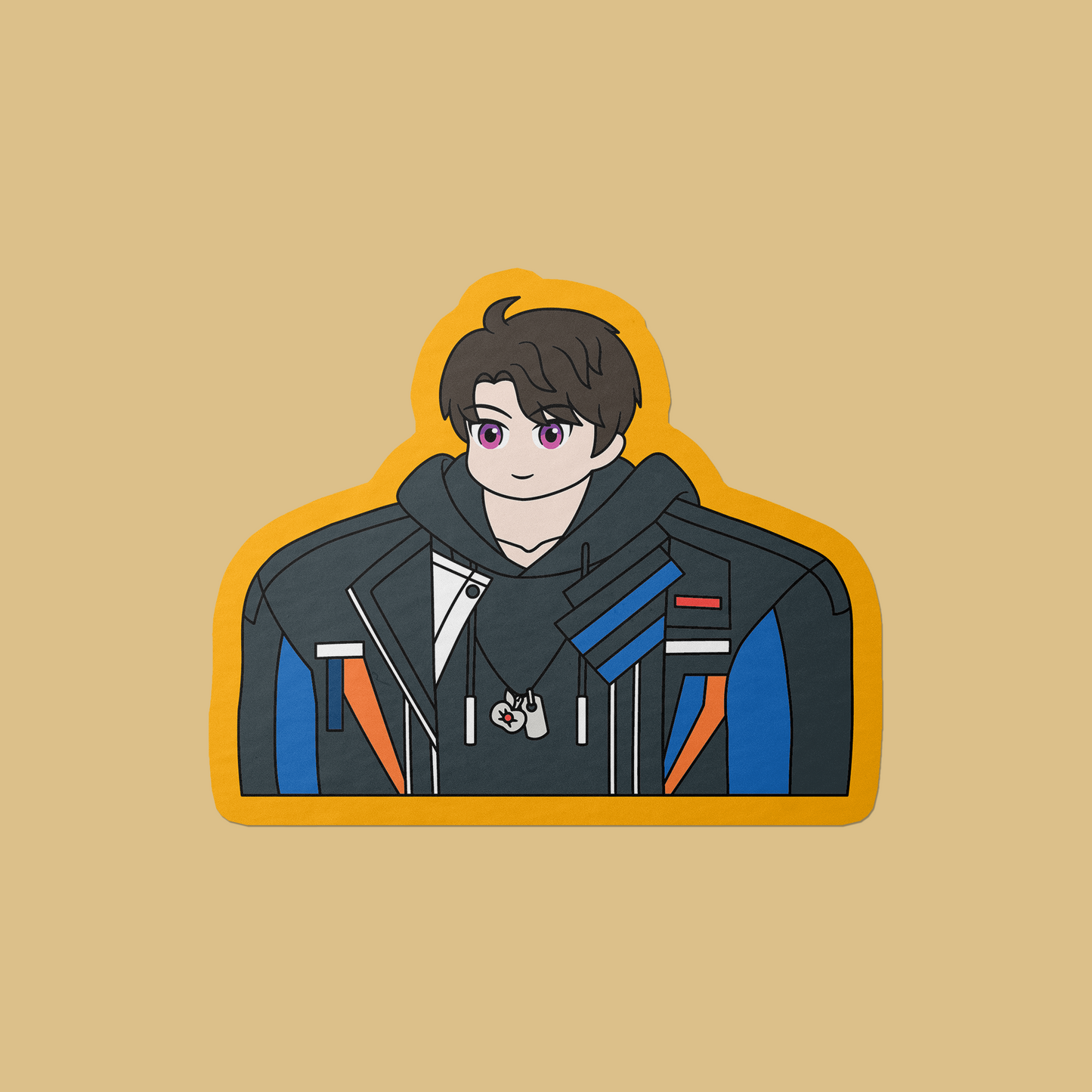 Love and Deepspace Big Back Vinyl Stickers